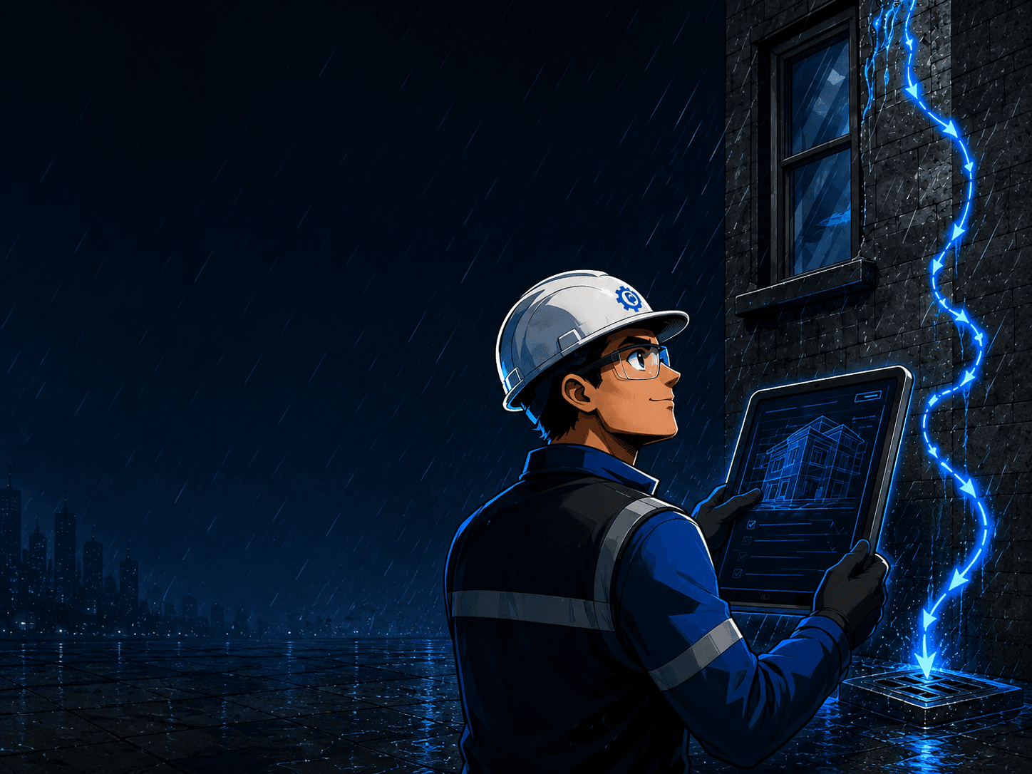Diagnóstico técnico de infiltrações realizado pela Protect Engenharia